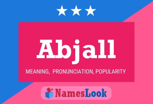 Abjall Name Poster