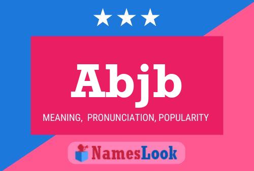 Abjb Name Poster