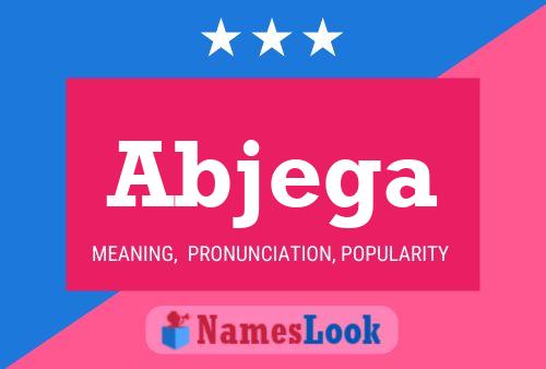 Abjega Name Poster