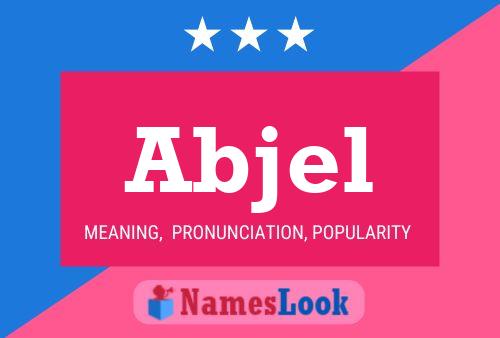 Abjel Name Poster