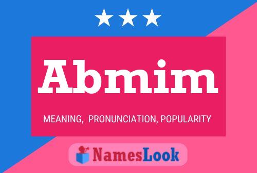 Abmim Name Poster