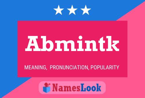 Abmintk Name Poster