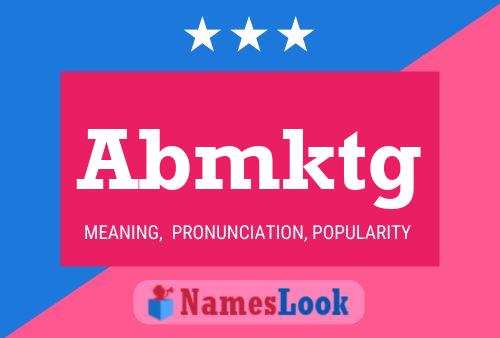 Abmktg Name Poster