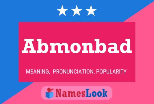 Abmonbad Name Poster