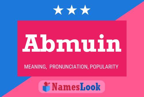 Abmuin Name Poster