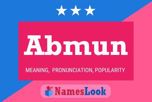 Abmun Name Poster