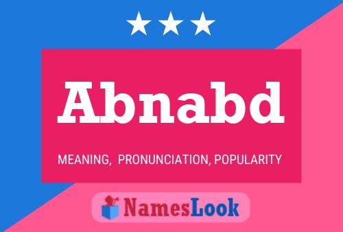 Abnabd Name Poster