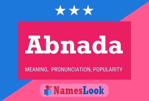 Abnada Name Poster