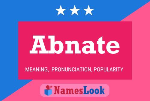 Abnate Name Poster