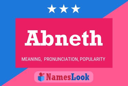 Abneth Name Poster