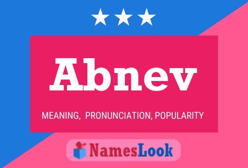 Abnev Name Poster