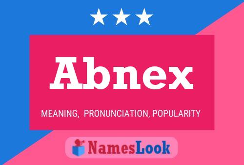 Abnex Name Poster