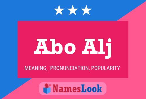 Abo Alj Name Poster