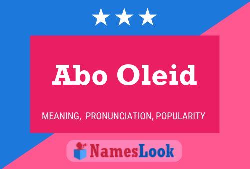 Abo Oleid Name Poster