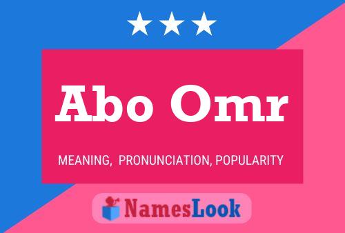 Abo Omr Name Poster