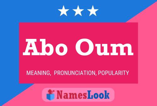 Abo Oum Name Poster