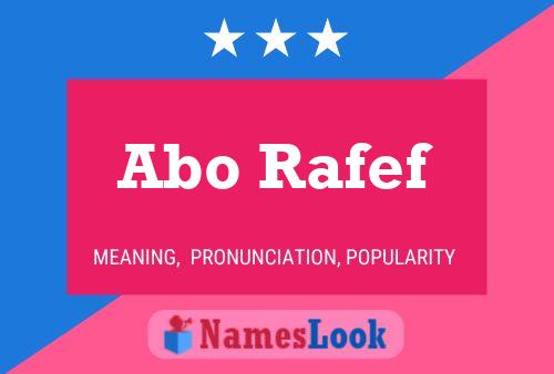 Abo Rafef Name Poster