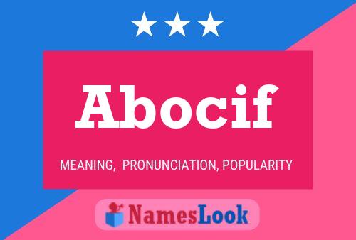 Abocif Name Poster