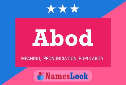 Abod Name Poster