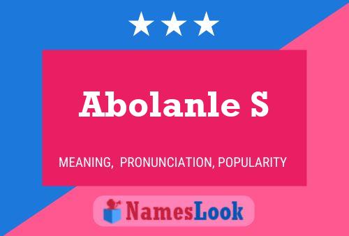 Abolanle S Name Poster