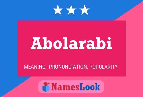 Abolarabi Name Poster