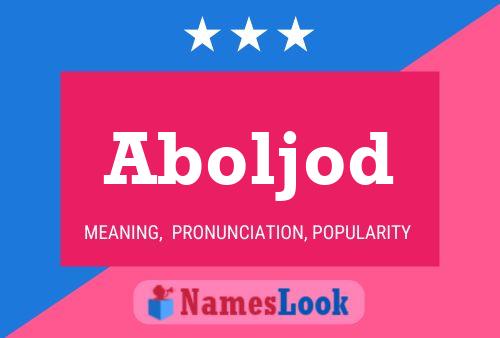 Aboljod Name Poster