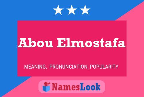 Abou Elmostafa Name Poster