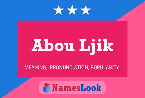 Abou Ljik Name Poster