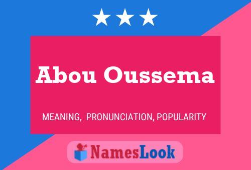 Abou Oussema Name Poster