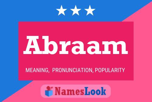 Abraam Name Poster