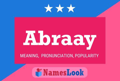 Abraay Name Poster