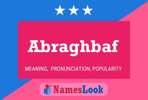 Abraghbaf Name Poster