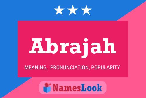 Abrajah Name Poster