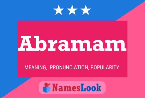 Abramam Name Poster