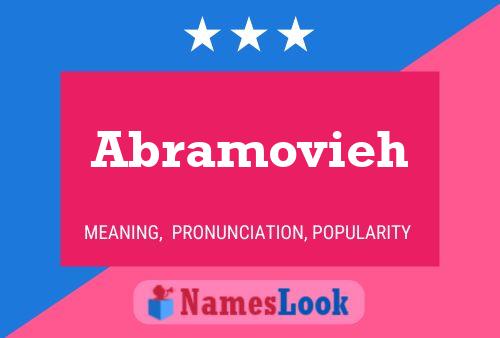 Abramovieh Name Poster