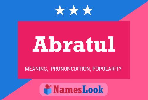 Abratul Name Poster