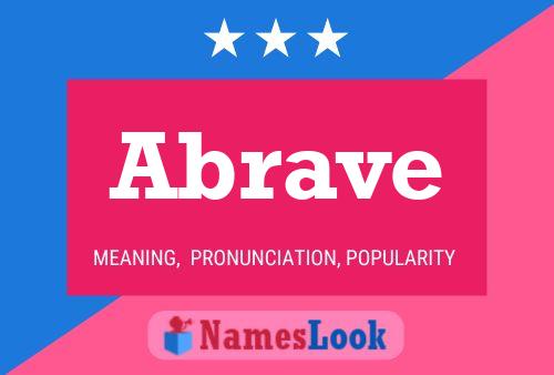 Abrave Name Poster