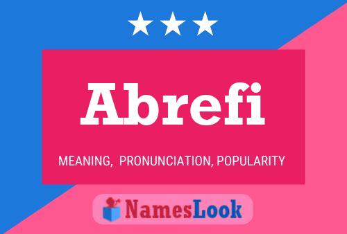 Abrefi Name Poster