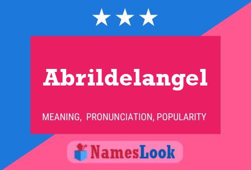 Abrildelangel Name Poster