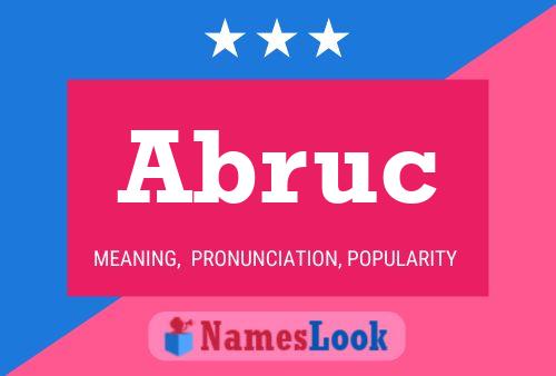 Abruc Name Poster