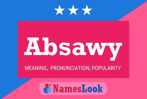 Absawy Name Poster