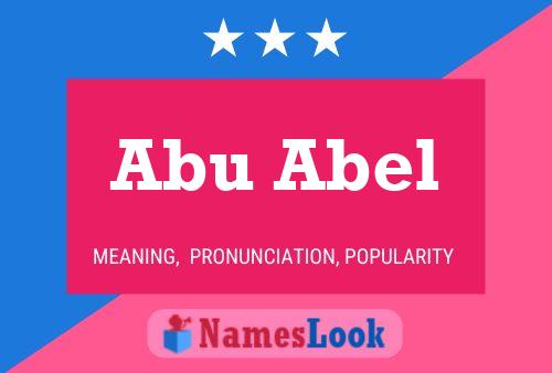 Abu Abel Name Poster