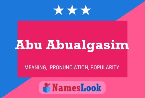 Abu Abualgasim Name Poster