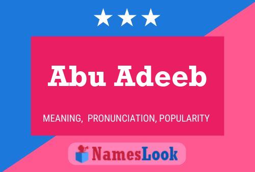 Abu Adeeb Name Poster