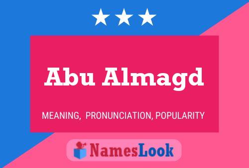 Abu Almagd Name Poster