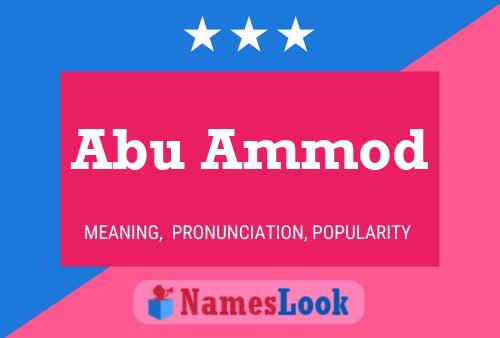 Abu Ammod Name Poster