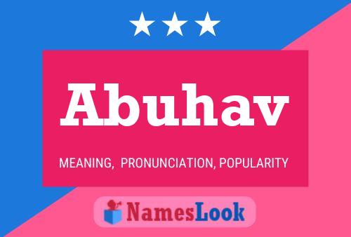 Abuhav Name Poster