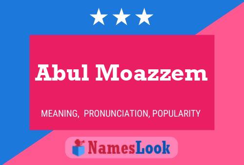 Abul Moazzem Name Poster