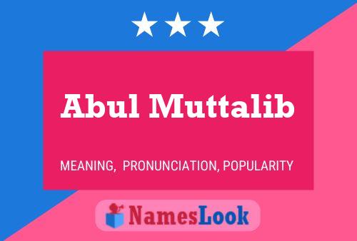 Abul Muttalib Name Poster