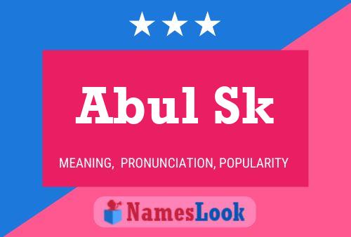 Abul Sk Name Poster